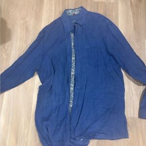 Pal Zileri Blue Lightweight Shirt Jacket